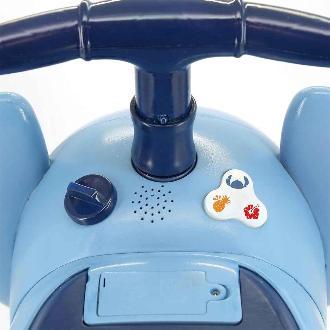 Kiddieland Lights and Sounds Stitch Zoom Ride On Car