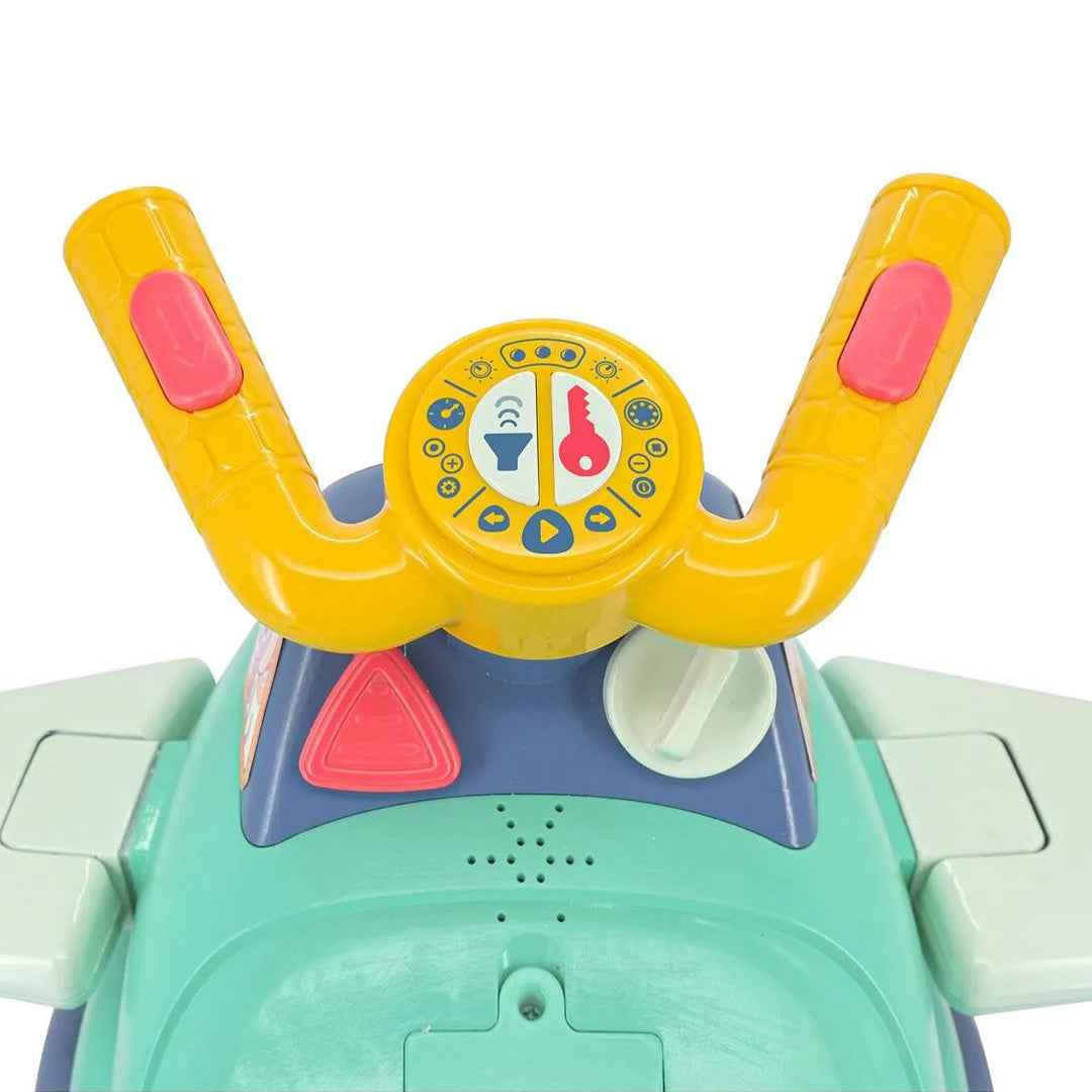 Kiddieland Stitch Animated Activity Plane Ride On Car