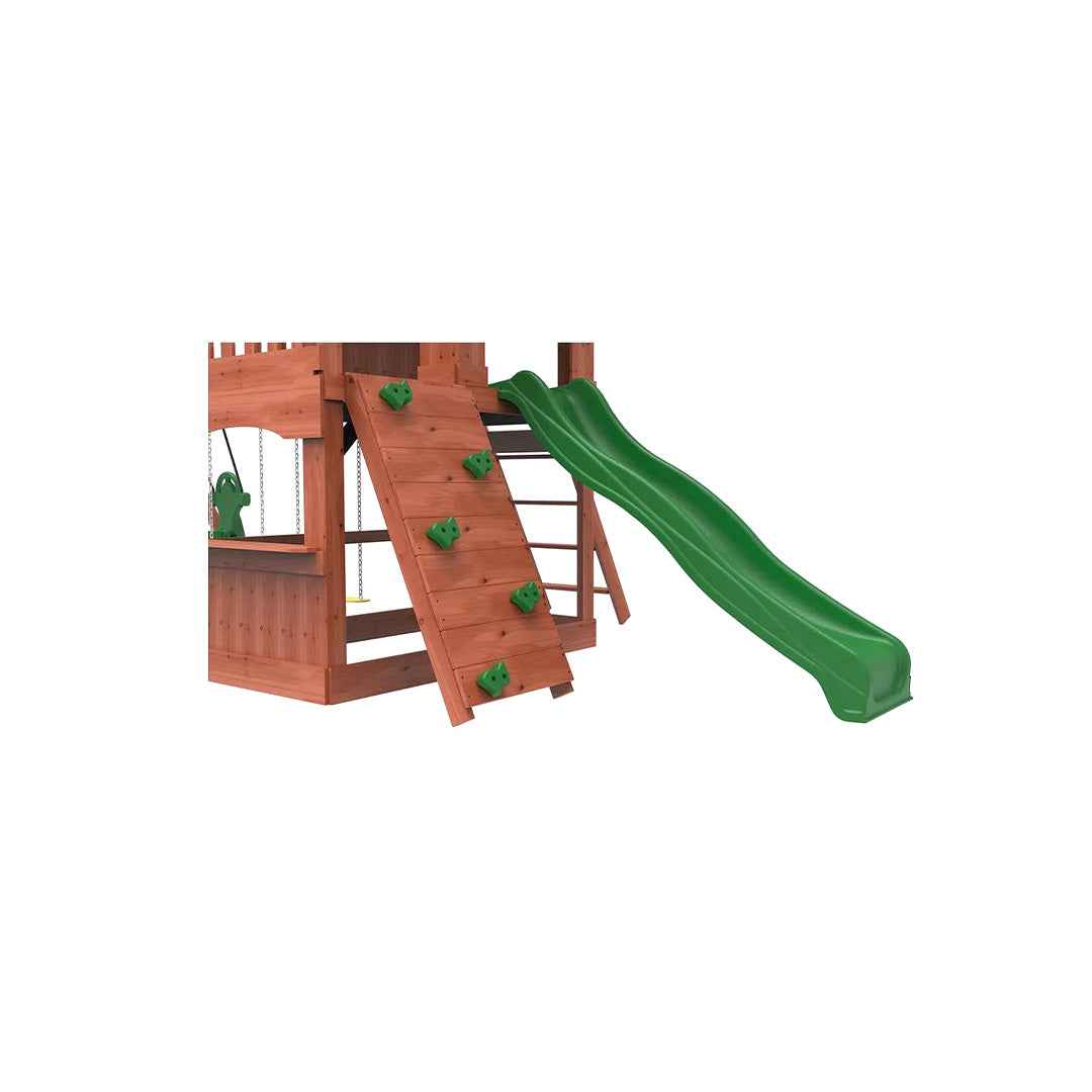 Kiddoro Playful Peaks Swing Set | Wooden Treehouse Outdoor Playground (Copy)
