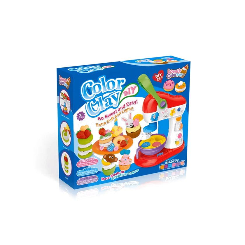 Kids Dough Set with Accessories - 6 Color Dough kids play set