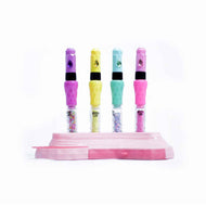 Kids Nail Art Studio Set with Nail Pens, Glitter, and Stickers