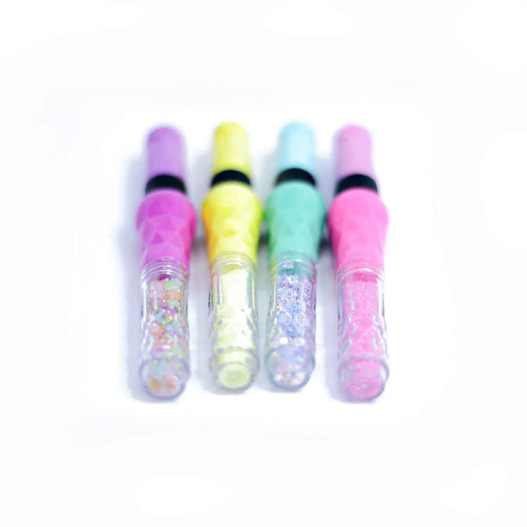 Kids Nail Art Studio Set with Nail Pens, Glitter, and Stickers