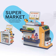 Kids Supermarket Play Set with Scanner and POS Machine - 46 Piece Toy