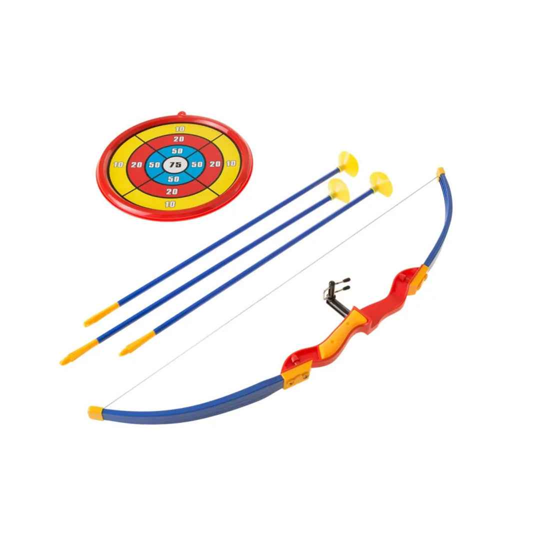 Kids Toy Bow and Arrow Set with Holder - Archery Playset for Target Practice