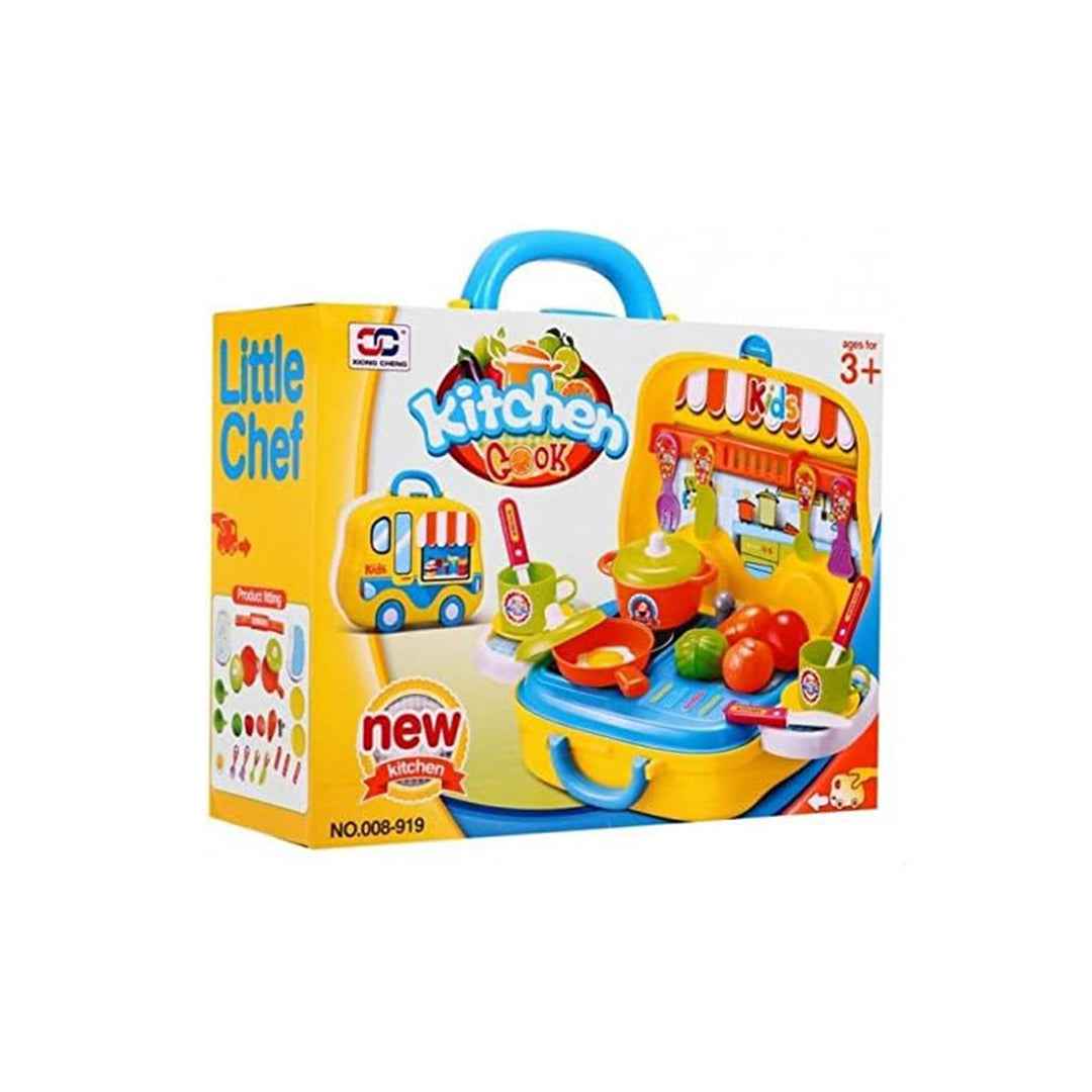 Portable Food Truck Kids Kitchen Set | Fun Kids Toy Kitchen On-the-Go