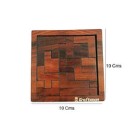 Kraftsman Braintastic Wooden Puzzle | Portable Brain Teaser