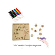 Kraftsman Color Your Puzzle | Fun Learning Math Board Game