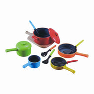 Learning Resources Play Dishes (10pc) | Kids Kitchen Set Accessories