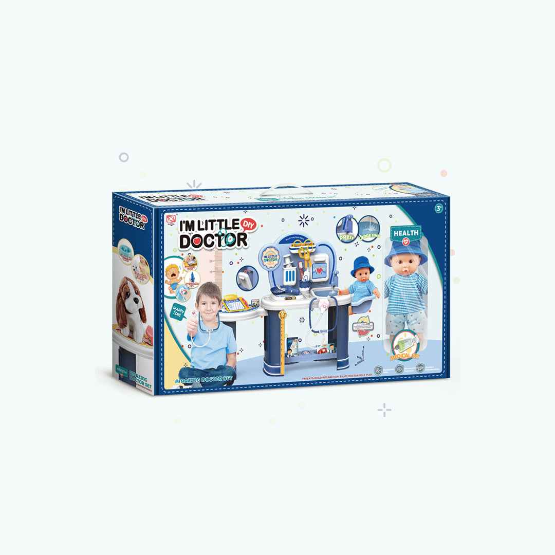 I'm Little Doctor DIY Playset | Pretend Doctors Set with Light & Music