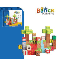MagWonder Magnetic Blocks Kids Building Toys: 75 Pcs Upgraded STEM Sensory Gift for Boys & Girls 3+