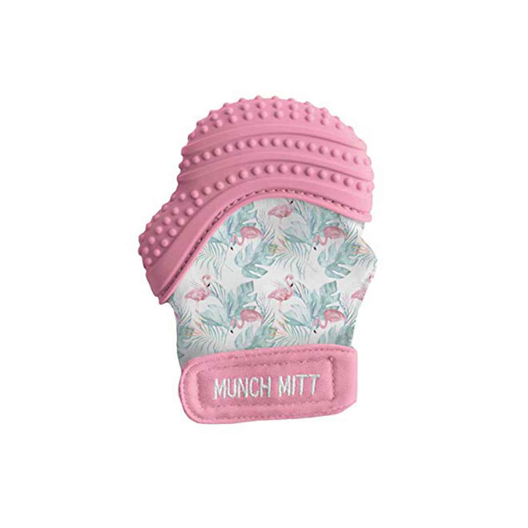 Malarkey Kids Munch Mitt Teething Mitten – Flamingo Design (Copy)