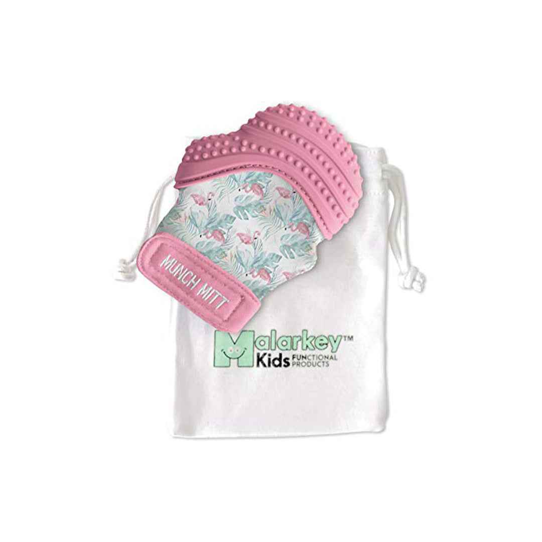 Malarkey Kids Munch Mitt Teething Mitten – Flamingo Design (Copy)