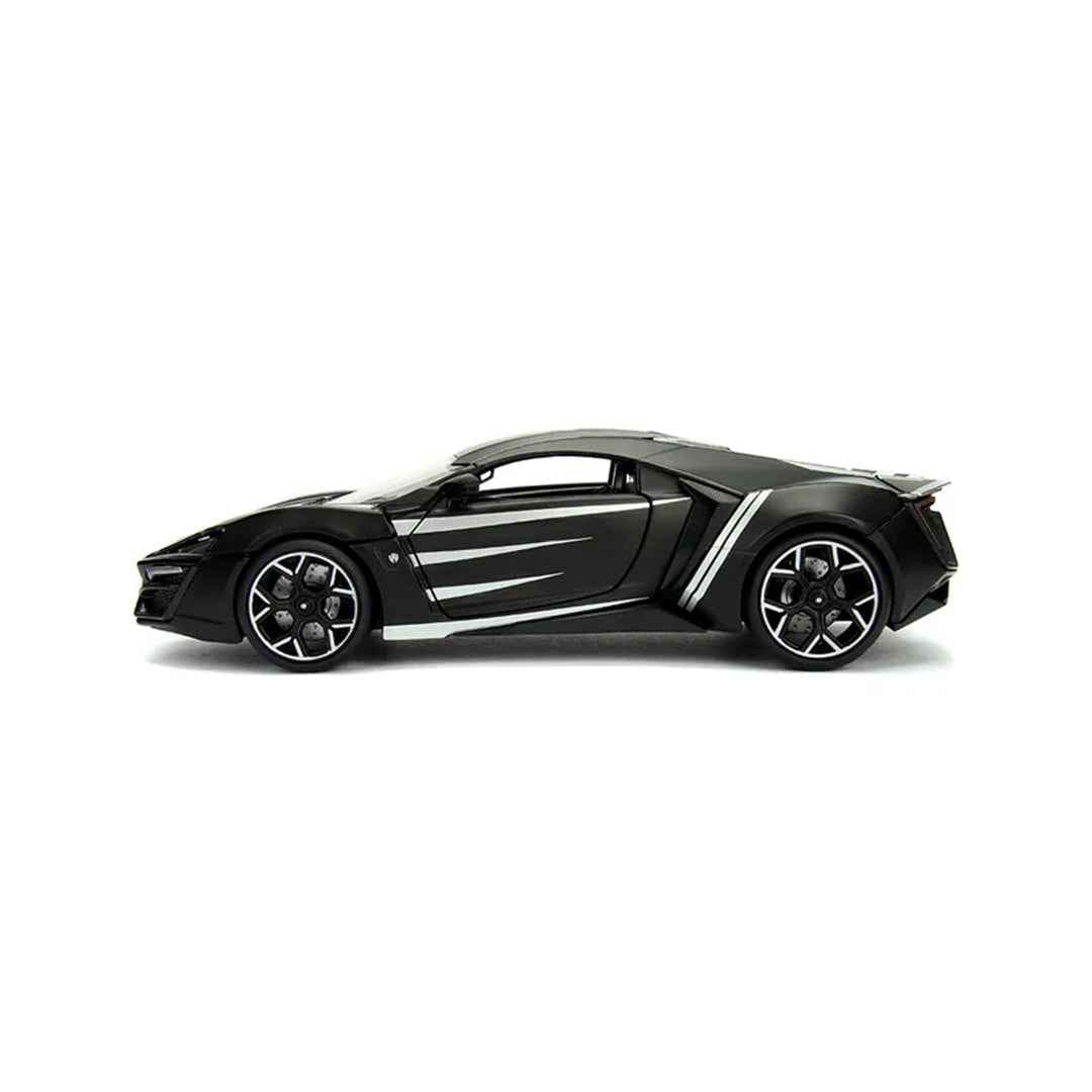 Marvel Avengers Lykan Hypersport Diecast: 1:24 with Metal Figure