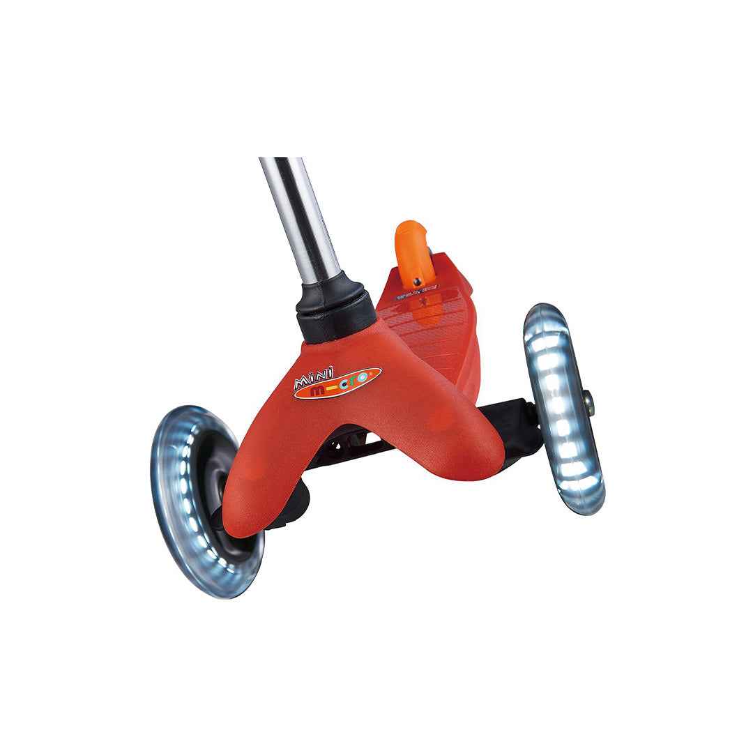 Micro Mini Classic with LED Wheels - Red | Premium Tricycle Alternative for Toddlers