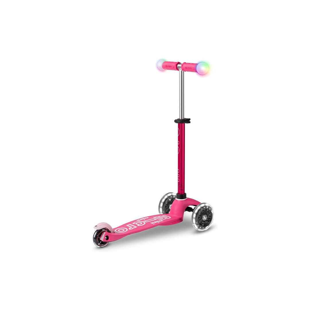 Micro Mini Deluxe Magic LED Scooter - Pink | Touch Sensor Lights & Motor Skills for Toddlers 2+