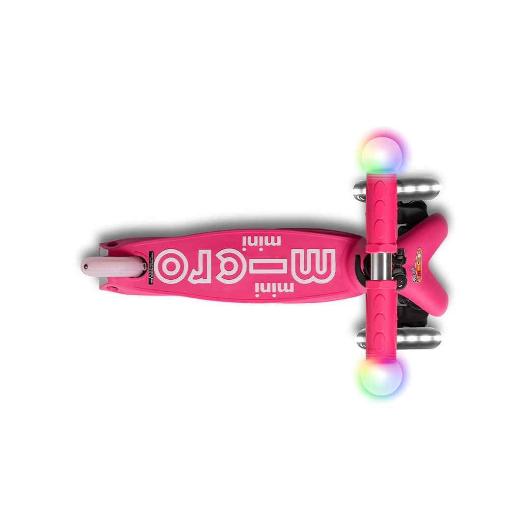 Micro Mini Deluxe Magic LED Scooter - Pink | Touch Sensor Lights & Motor Skills for Toddlers 2+