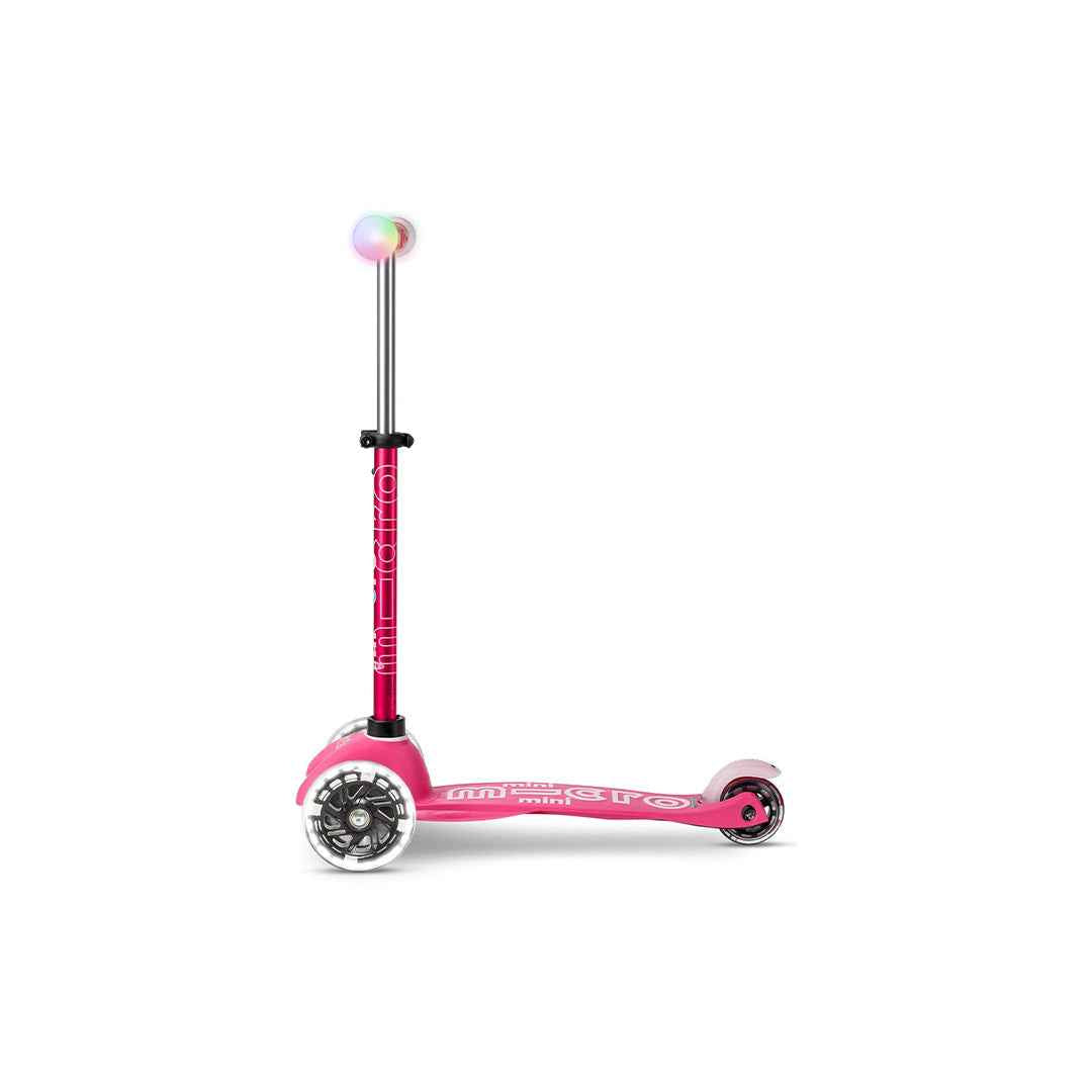 Micro Mini Deluxe Magic LED Scooter - Pink | Touch Sensor Lights & Motor Skills for Toddlers 2+
