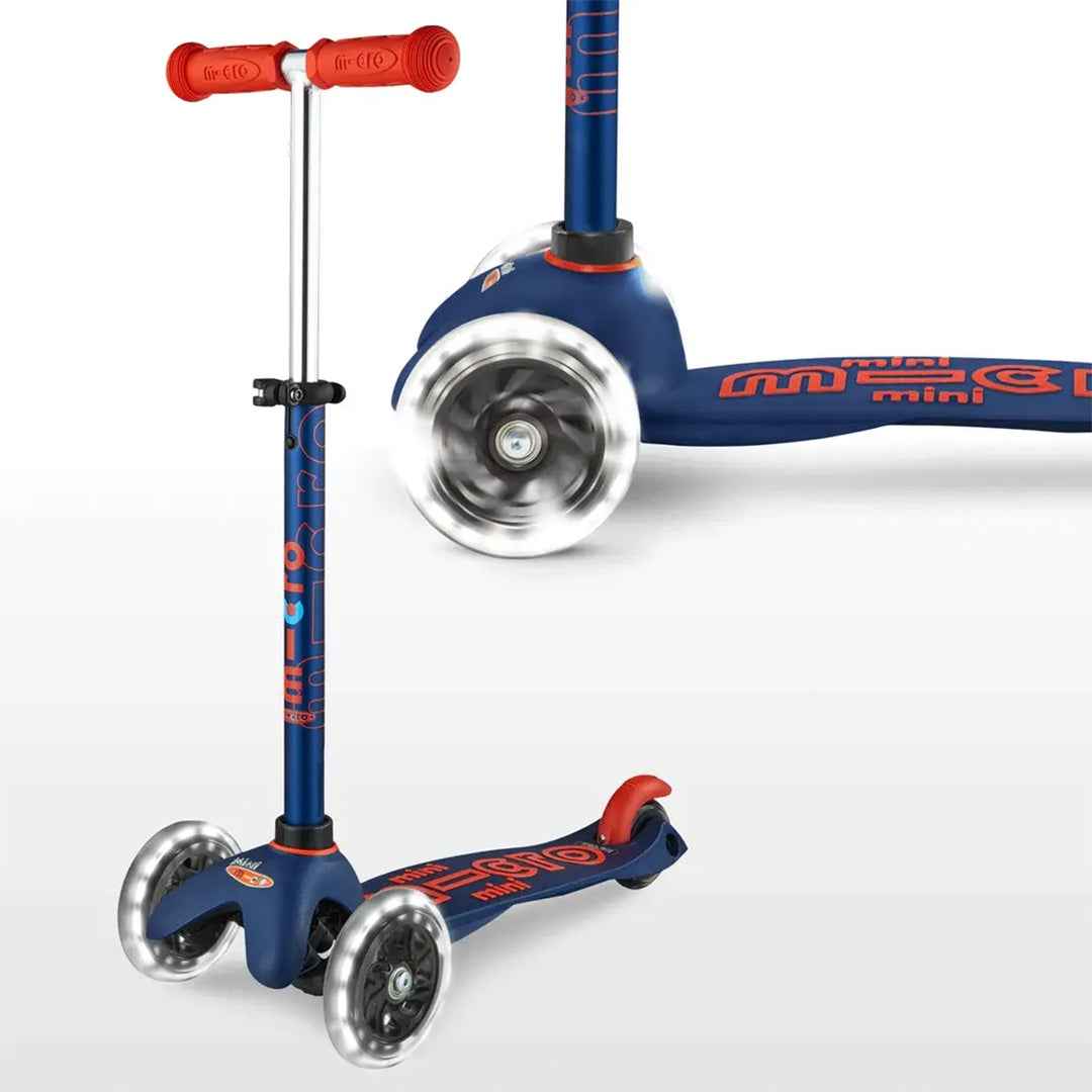 Micro Mini Deluxe Scooter - Navy Blue | Best Tricycle Alternative for Toddlers & Preschoolers