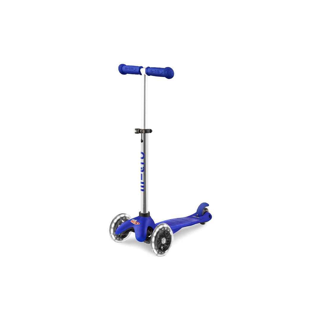 Micro Mini Plus LED Scooter - Blue | Best Tricycle for Toddlers & Preschoolers