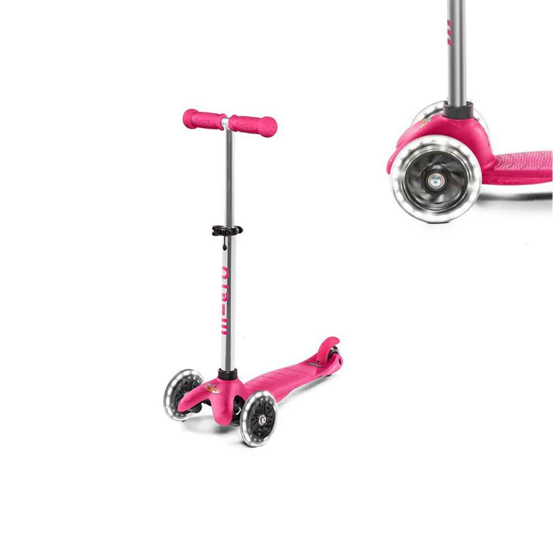 Micro Mini Plus LED Scooter - Pink | The Best Tricycle for Toddlers