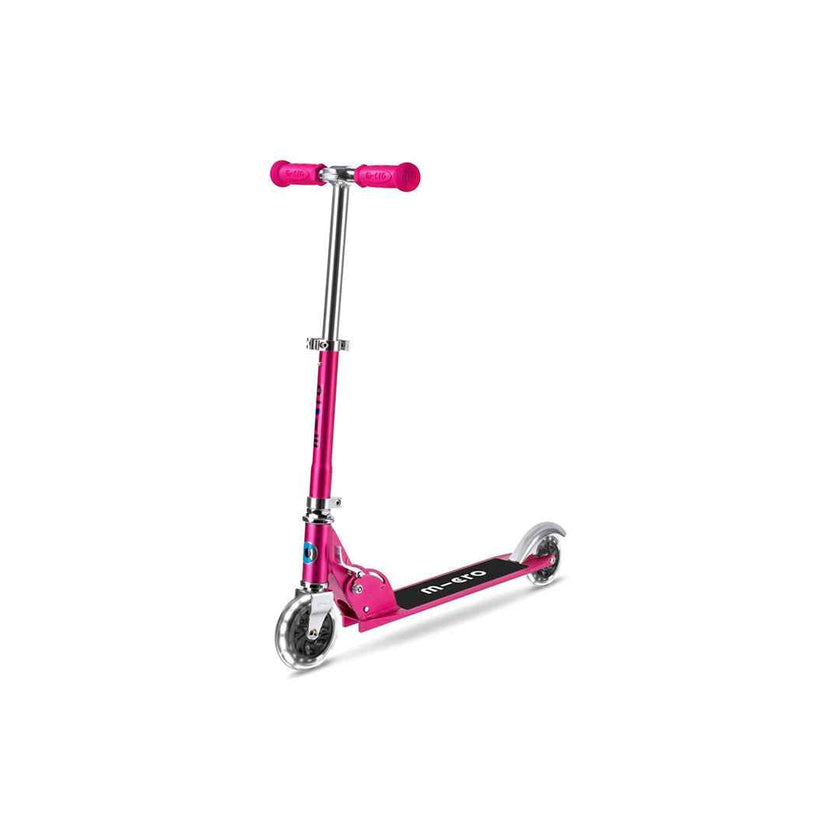 Micro Scooter Sprite LED - Pink | Lightweight Foldable Kick Scooter for Kids