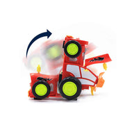 Toy Monster RC Truck with Flames and Large Wheels - Remote Control Monster Truck for Kids