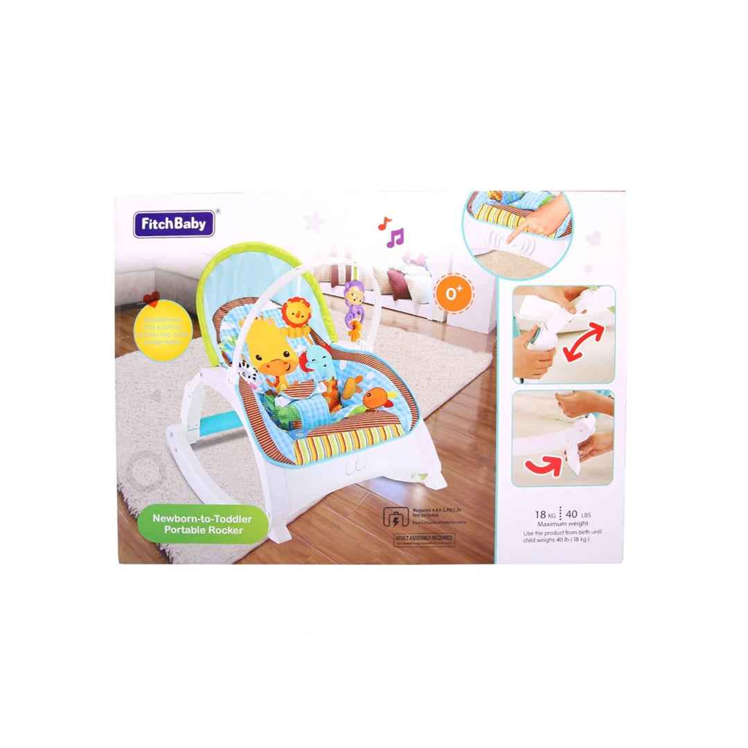 Multicolor Baby Rocking Chair - Infant to Toddler Bouncer