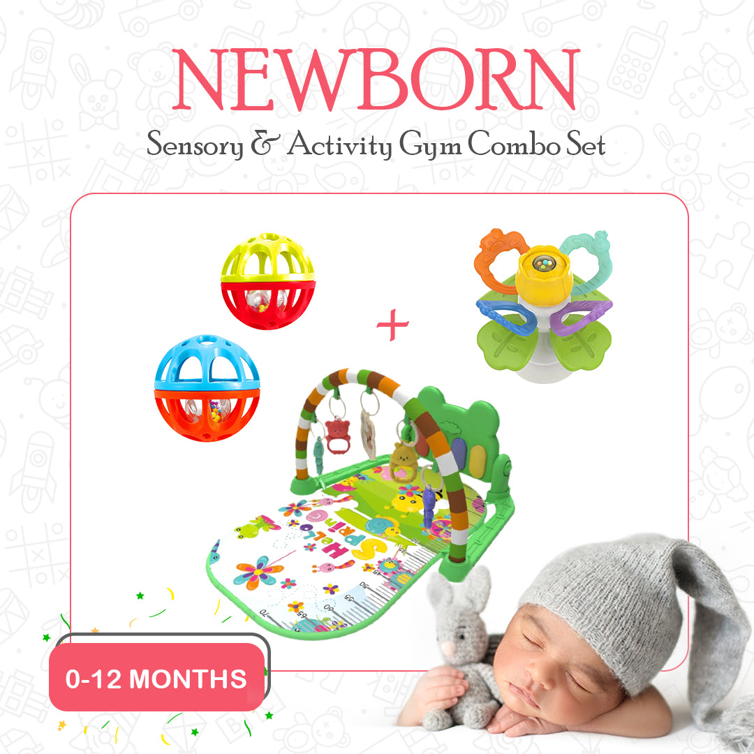 Newborn Sensory & Activity Gym Combo Set (0-12 Months)