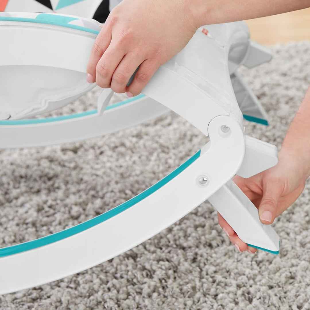 FitchBaby Toddler Baby Bouncer & Rocker (Abstract Blue)