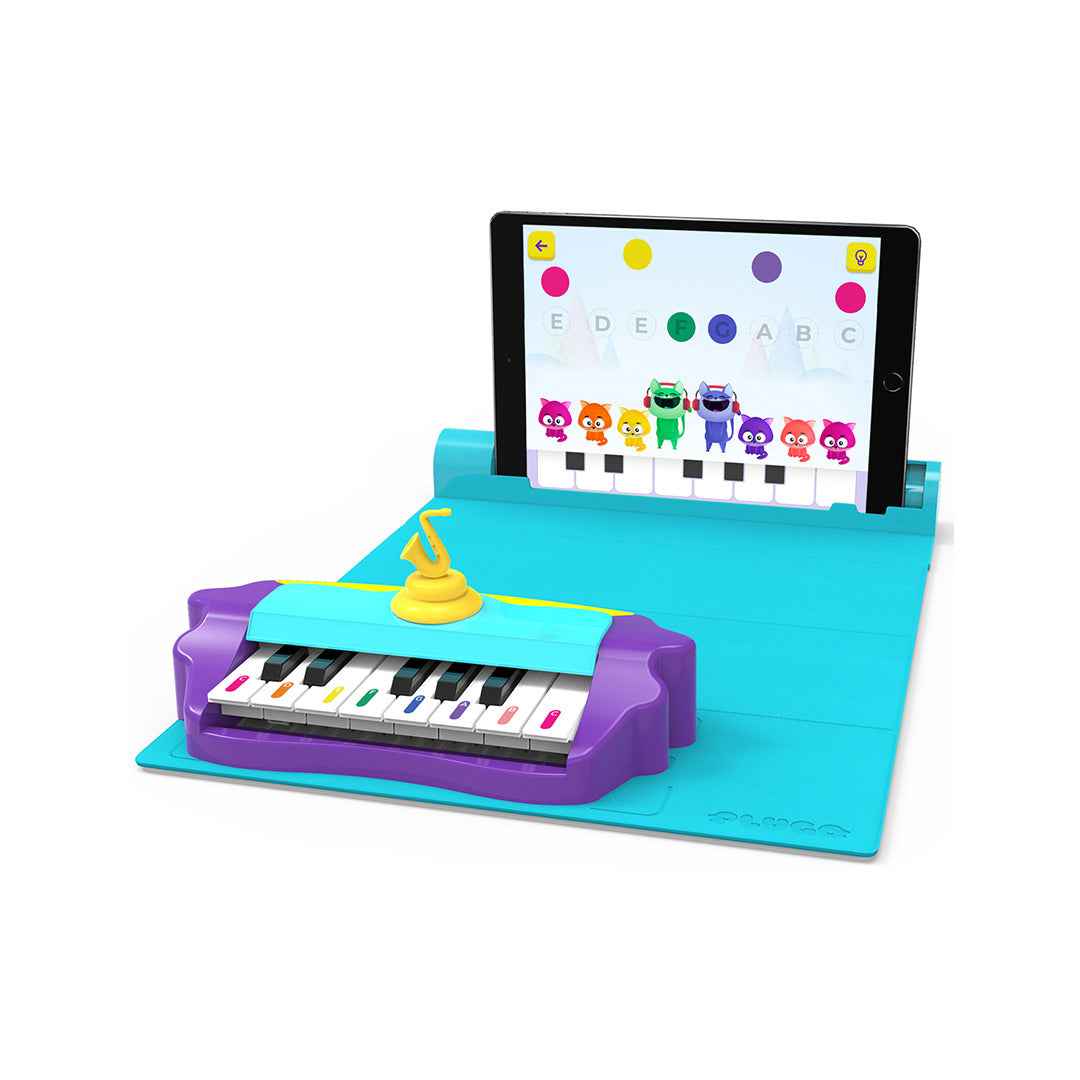 لوحة تعلم للأطفال مع أسئلة تفاعلية ولوحة مفاتيح البيانو - لعبة تعليمية للأطفال الصغار