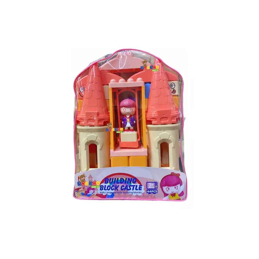 Princess Castle Building Blocks Set - 44 Piece Toy for Kids