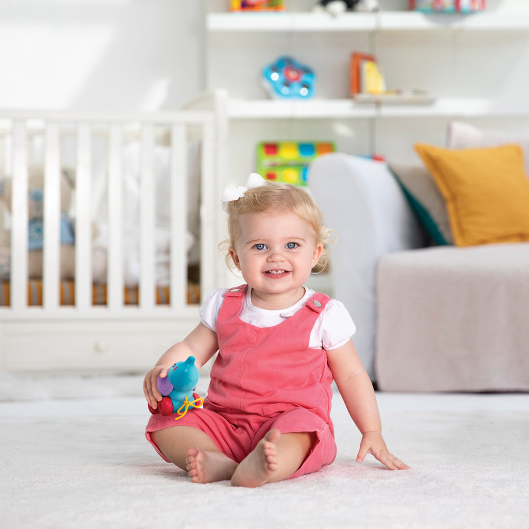 Hapee Capee Pull Along Toy -  Interactive Walking Toy with Lights and Sounds