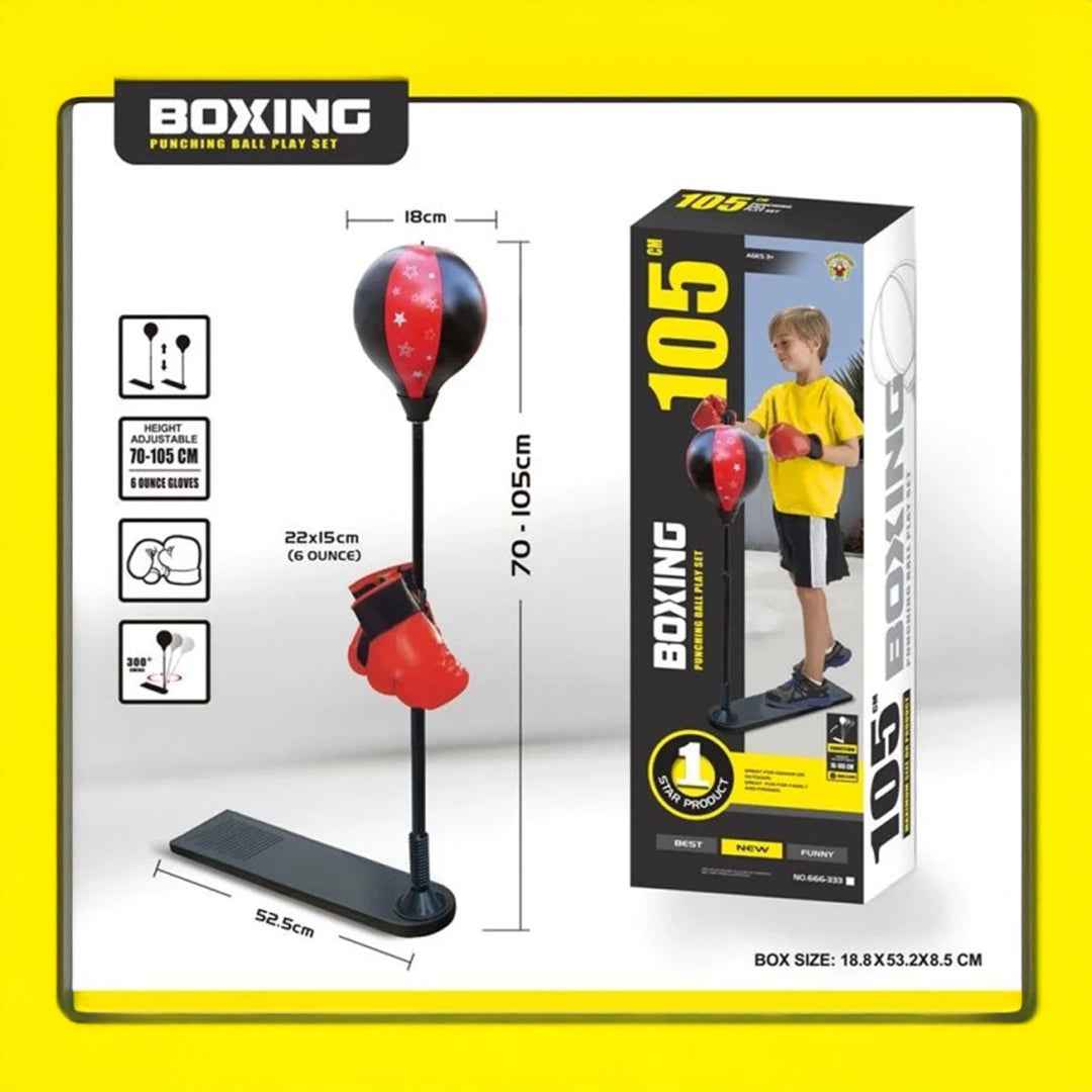 Punching Ball Set – Adjustable Boxing Trainer for Kids | Complete Boxing Toy for Hand-Eye Coordination & Fitness