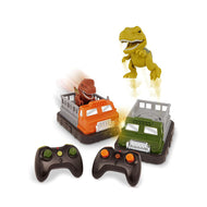 RC Bumper Cars: 2-Player Dino Duel - Remote Control Battle Trucks