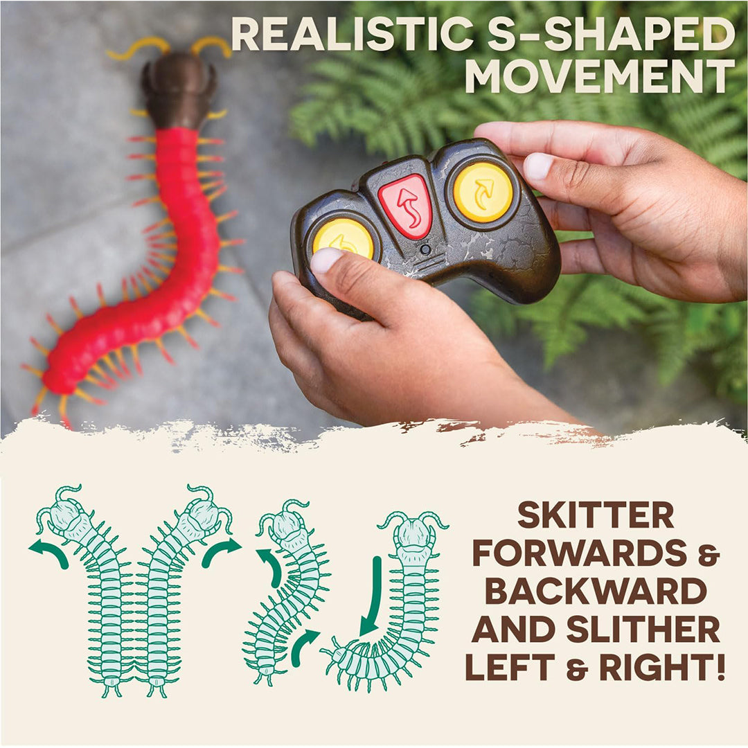 RC Centipede Toy for Kids: Giant Scolopendra with LED Eyes - Toyspry