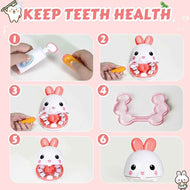 Rabbit Dentist Set: Kids Pretend Play Doctor Toy for Girls & Boys
