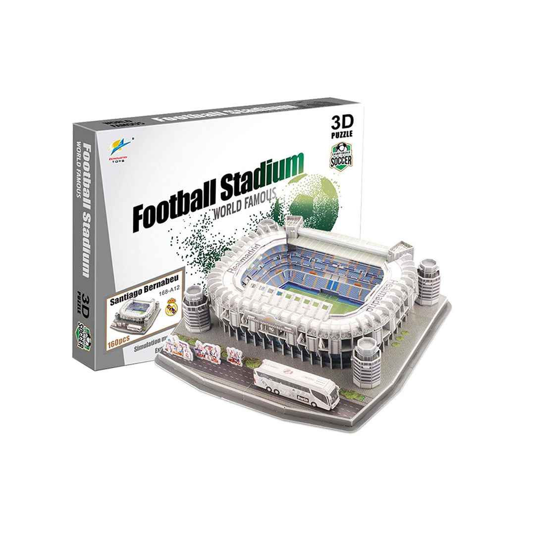 Real Madrid Stadium 3D Puzzle: Santiago Bernabeu Model Kit for Fans