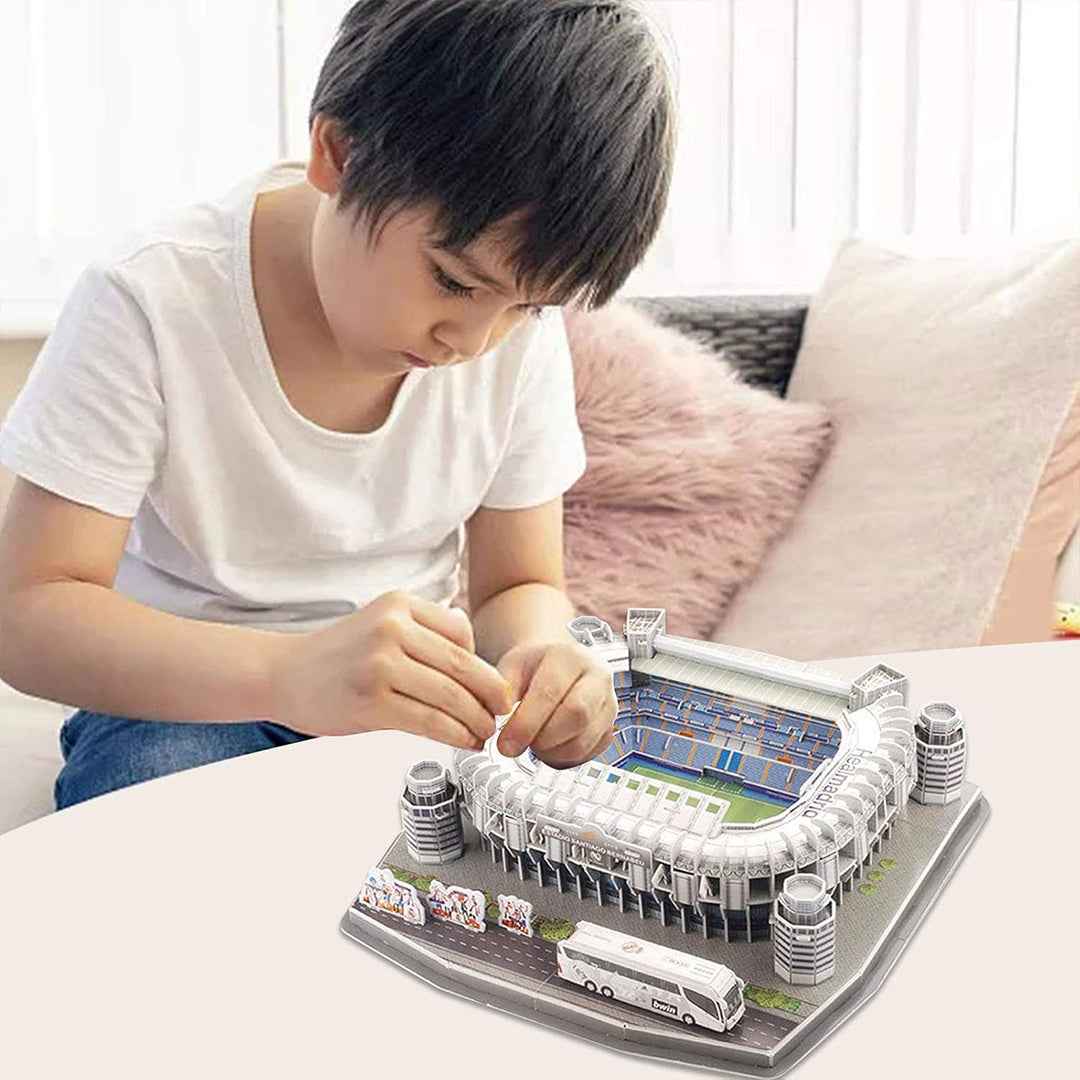 Real Madrid Stadium 3D Puzzle: Santiago Bernabeu Model Kit for Fans