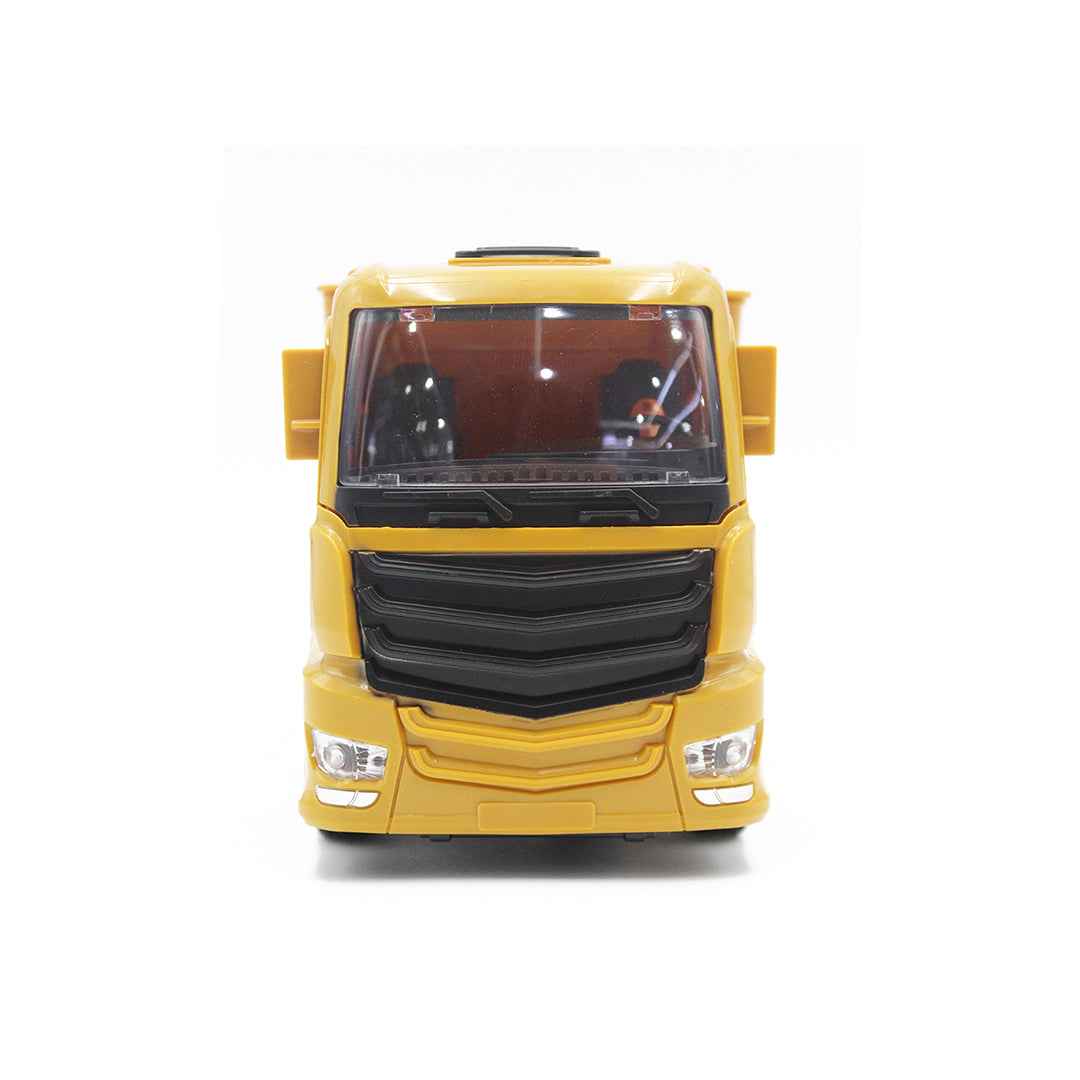 Remote Control Dump Truck Toy - Construction Truck with Lights and Sound for Kids