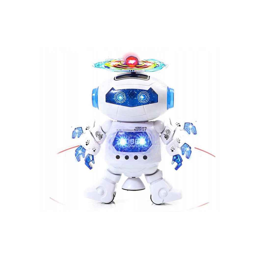 Dancing Robot Toy with 3D Lights and Music for Kids