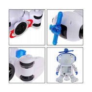Dancing Robot Toy with 3D Lights and Music for Kids
