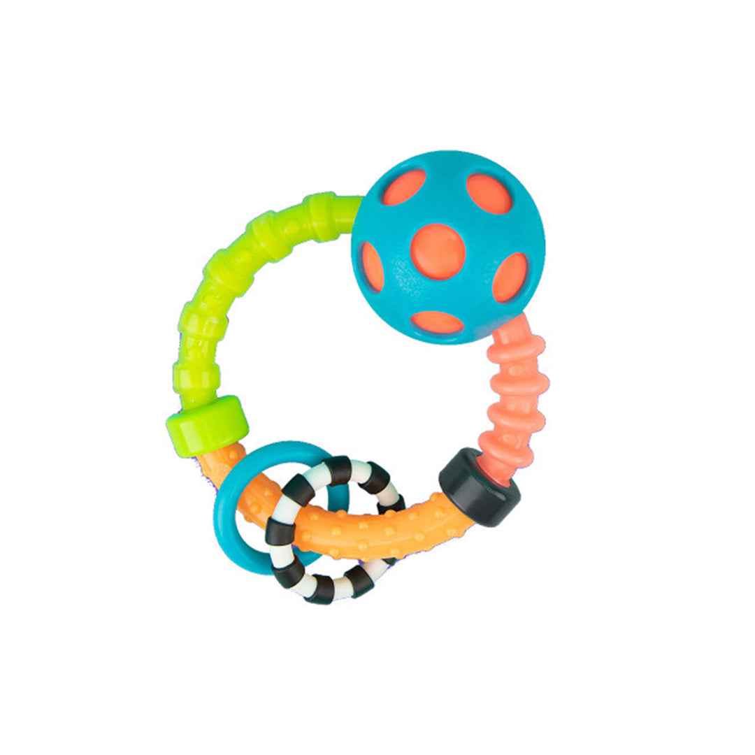 Sassy Bend & Flex Ring Rattle | Educational Baby Toys Online (6m ...