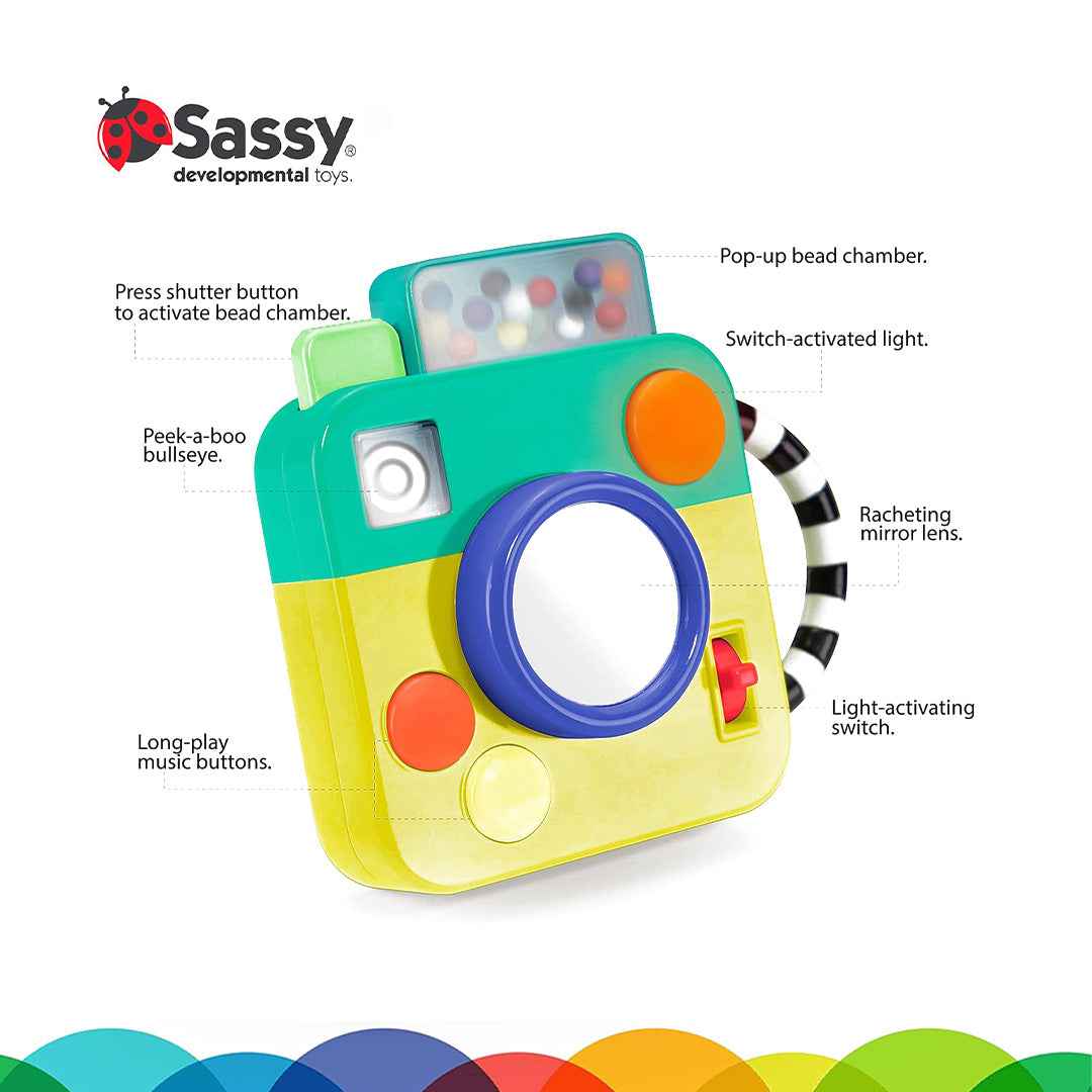 Sassy Busy Baby Camera Musical & Developmental Toy