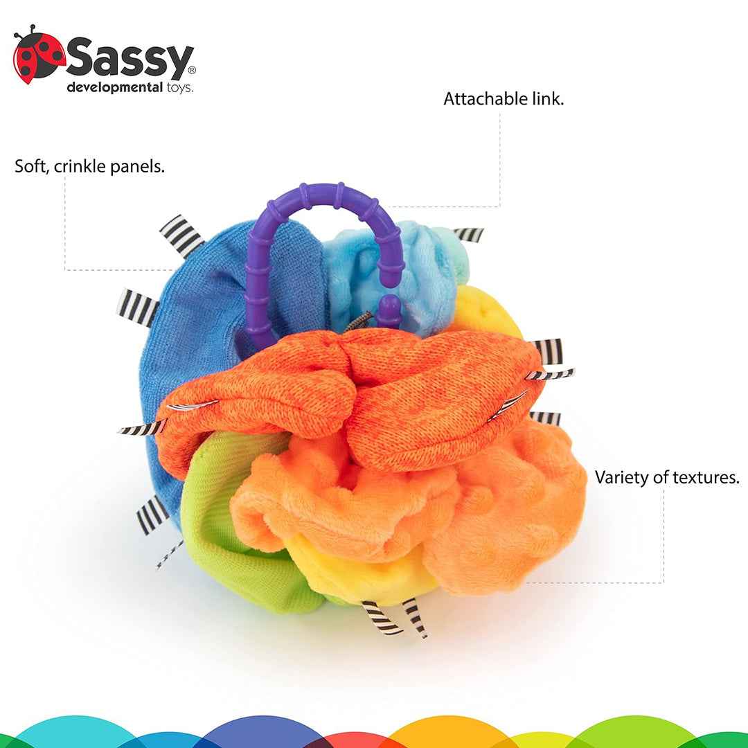 Sassy Crinkle Ball Sensory Toy