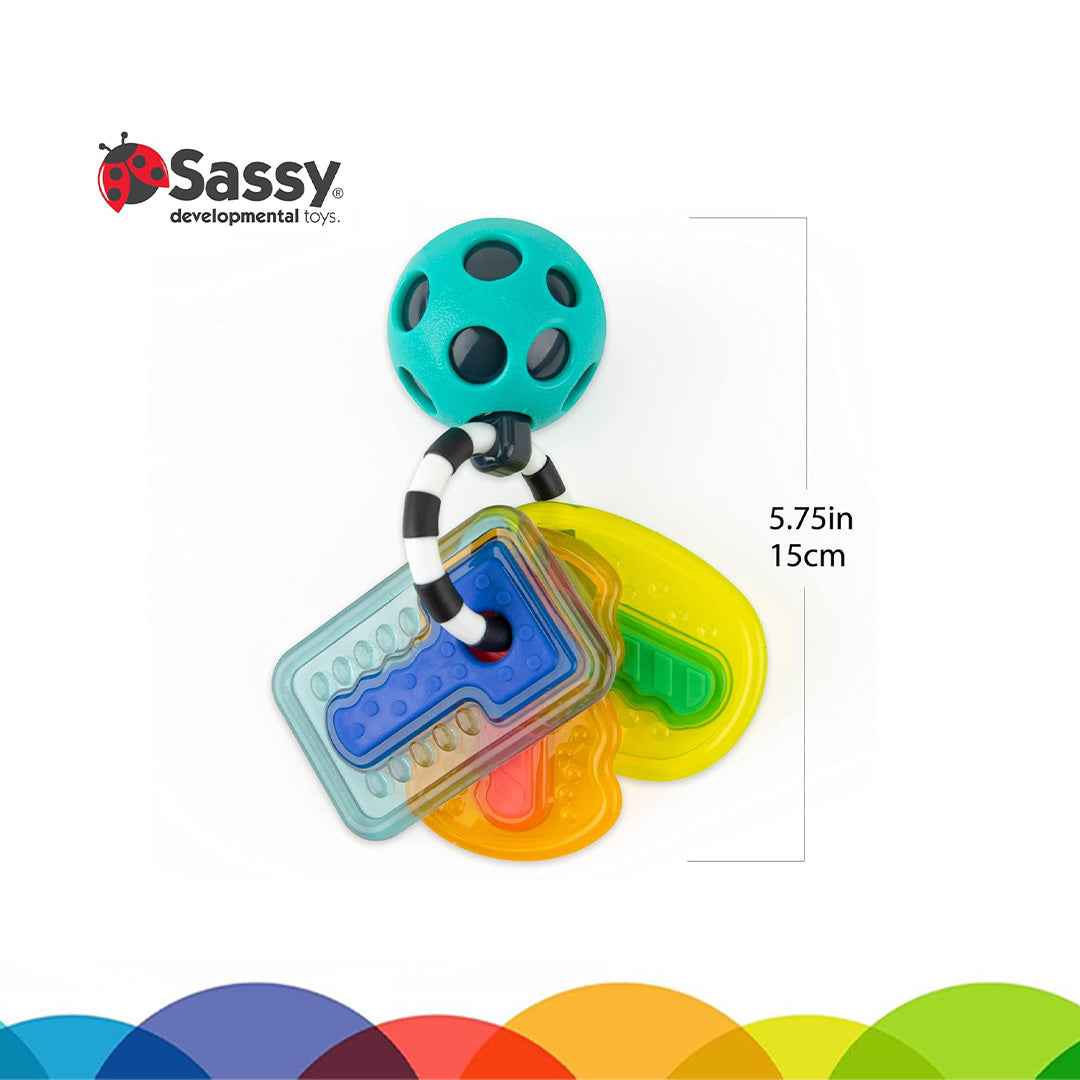 Sassy Drive N Drool Keys Rattle & Teether