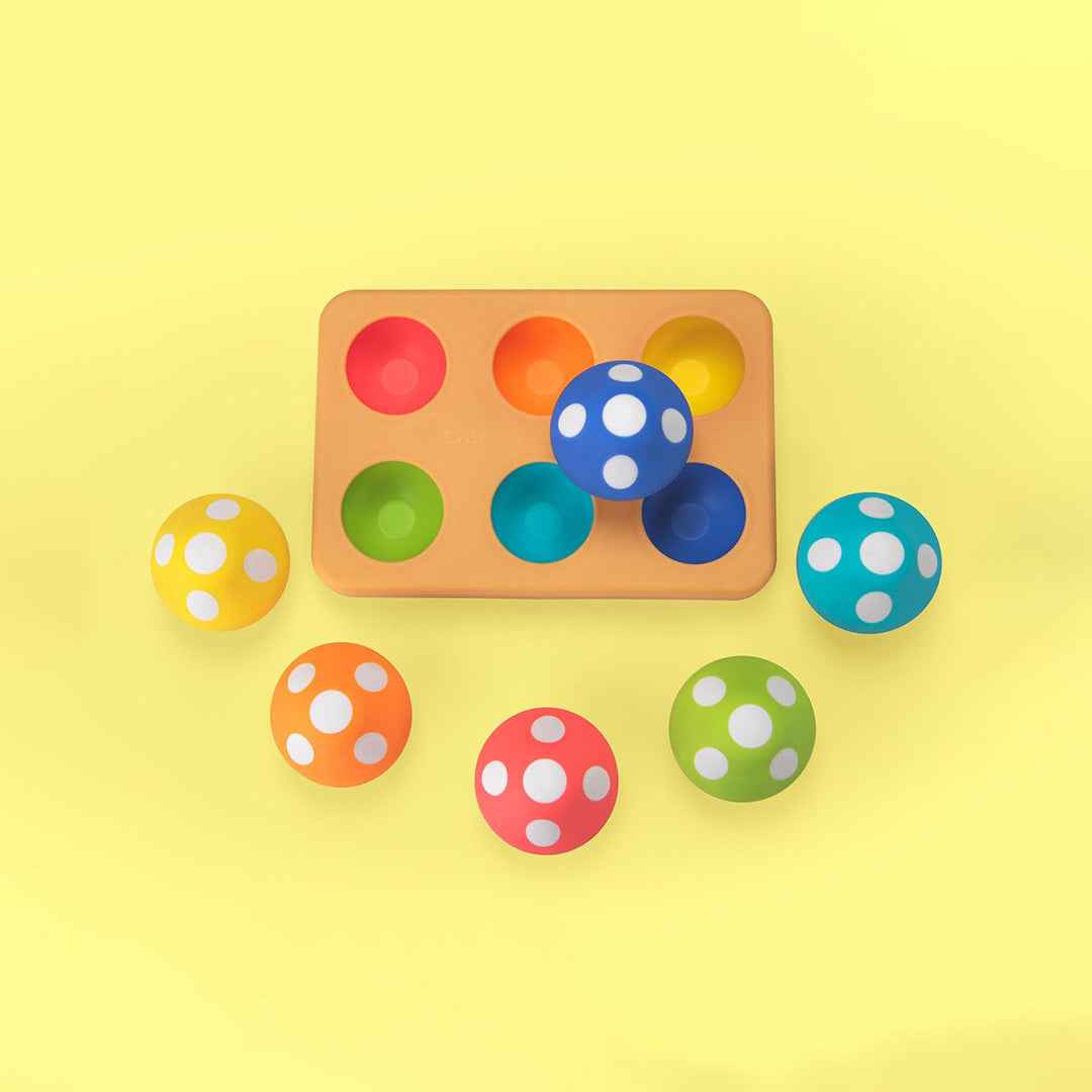 Sassy Mischievous Matching Mushrooms Sorting Board