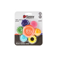 Sassy Silicone Flower Teether & Rattle