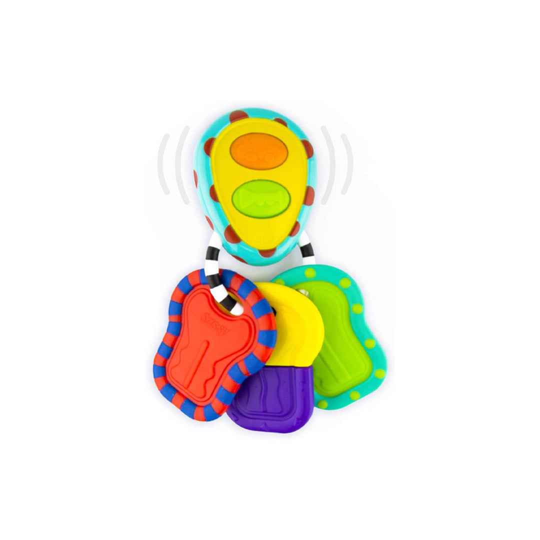 Sassy Tactile Tunes Keys Rattle & Teether Toy