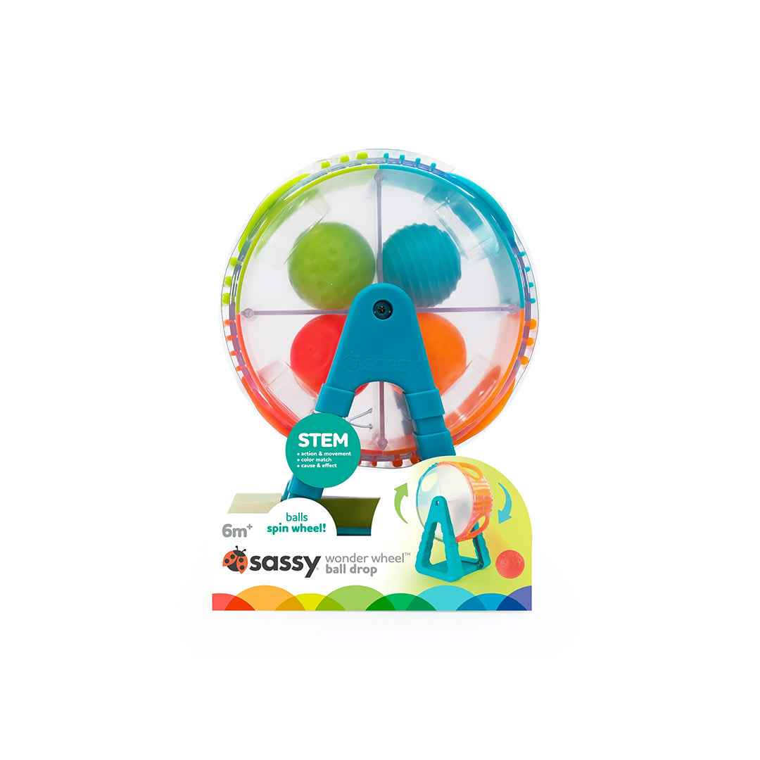 Sassy Wonder Wheel Ball Drop Floor STEM Toy
