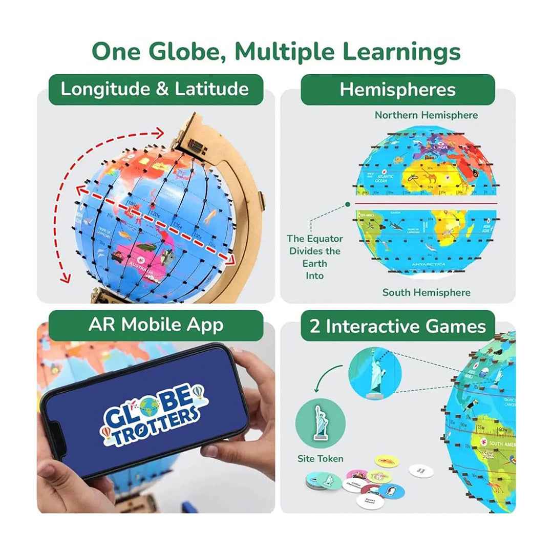 Smartivity Globe Trotters | DIY 3D Globe STEM Kit
